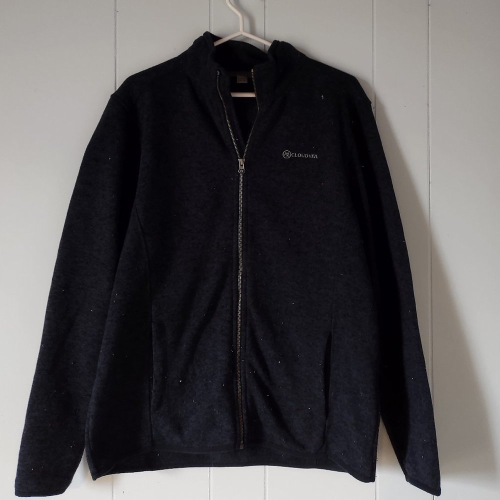 Couldveil Navy Zippered Sweater